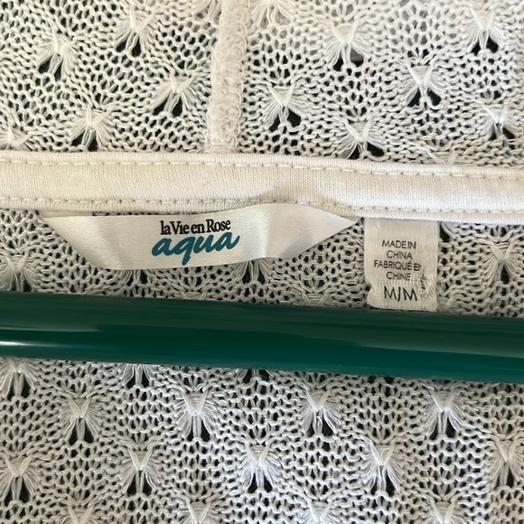 La Vie En Rose White lace Cardigan - Picture 3 of 3